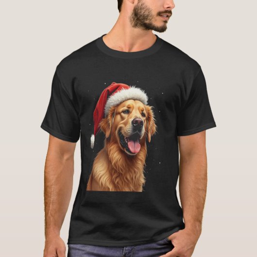 Kerst hond t-shirt (Voorkant)