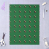 kerst hond tissuepapier (Craft)