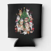 Kerst Honden Liefhebber Vakantie Moeder van de Hon Blikjeskoeler (Voorkant)