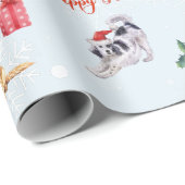 Kerst Hondenliefhebber Happy Howlidays Cadeaupapier (Rol Hoek)