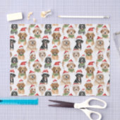 Kerst Hondenras Pet Pattern Tissuepapier (Craft)
