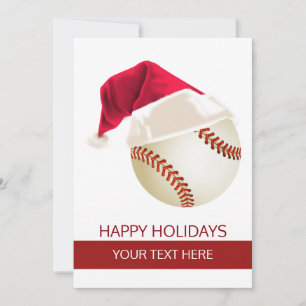 Kerst honkbal Bal Sinterklaas Hoed kaarten