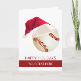 Kerst honkbal Bal Sinterklaas Hoed Wenskaarten Feestdagen Kaart