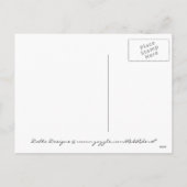 Kerst Honkbal Briefkaart (Achterkant)