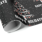Kerst Honkbal en Rode Sokken Tree Wrapping P Cadeaupapier (Rol Hoek)