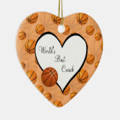 Kerst-honkbal-kerst Keramisch Ornament (Rechts)
