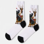 Kerst, Hoogland, Koe, Sokken (Links)