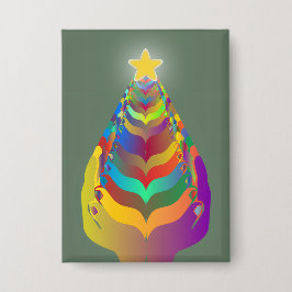 Kerst hoop en saamhorigheid button
