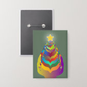 Kerst hoop en saamhorigheid button (Voorkant / Achterkant)