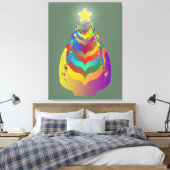 Kerst hoop en saamhorigheid canvas afdruk (Insitu (Slaapkamer))