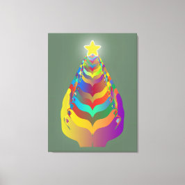 Kerst hoop en saamhorigheid canvas afdruk