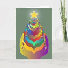 Kerst hoop en saamhorigheid feestdagen kaart