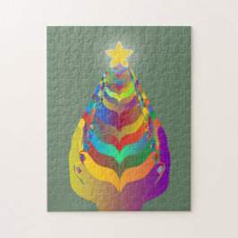 Kerst hoop en saamhorigheid legpuzzel