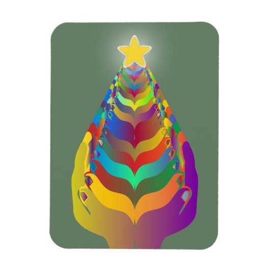 Kerst hoop en saamhorigheid magneet (Verticaal)