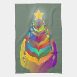 Kerst hoop en saamhorigheid theedoek
