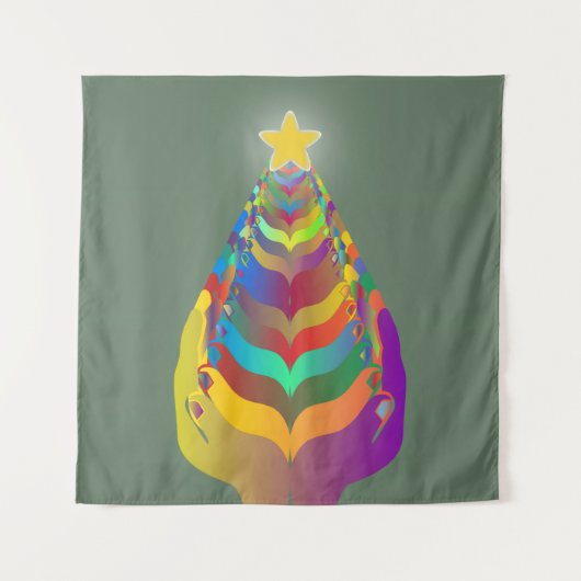 Kerst hoop en saamhorigheid wandkleed (Voorkant)