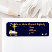 Kerst hoop voorbij Infinity-aanpassen Etiket (Insitu)