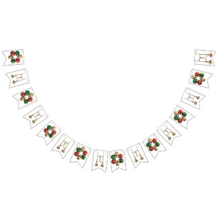 Kerst hoorns en klokken Banner