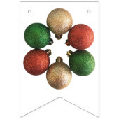 Kerst hoorns en klokken Banner (Eerste vlag)