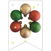 Kerst hoorns en klokken Banner (Derde vlag)