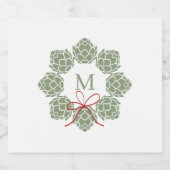 Kerst Hoppy Holiday Bier Fles Label Etiket (Enkel label)