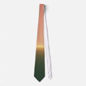 Kerst Horizon Glow Gradient Kerstmis  Stropdas (Voorkant)