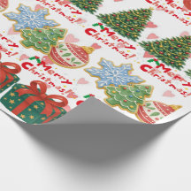 Kerst Hot Cocoa & Cadeaus Inpakpapier