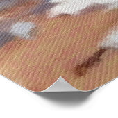 Kerst Hot Cocoa met Geroosterde Marshmallows  Poster (Hoek)