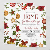 Kerst Housewarming, Nieuw Huis Kaart (Voorkant / Achterkant)