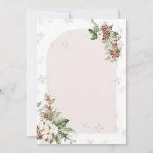 Kerst Housewarming Party Home Sweet Home Kaart (Achterkant)