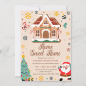 Kerst Housewarming Party Winter Uitnodiging (Voorkant)