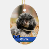 Kerst Huisdieren Dubbelzijdig Foto Ornament (Achterkant)