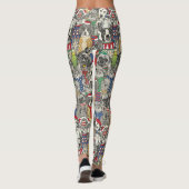 Kerst Huisdieren Leggings (Achterkant)
