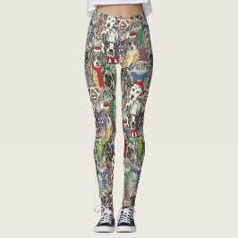 Kerst Huisdieren Leggings