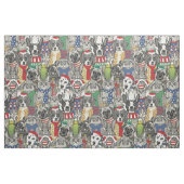 Kerst Huisdieren Stof (Fat Quarter)