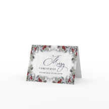 Kerst Hulst Bes Rustieke Zakelijke Groet