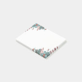 Kerst Hulst Bessen Takken Vakantie Post-it® Notes (Schuin)