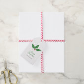 Kerst Hulst Cadeaubijsluiter Cadeaulabel (Met Touw)