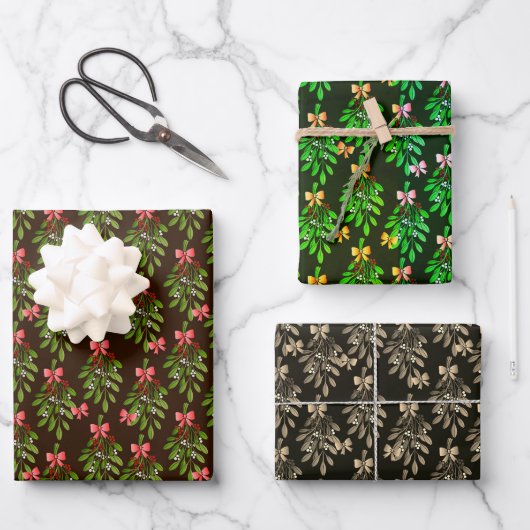 Kerst Hulst - Inpakpapier Vellen (Voorkant)