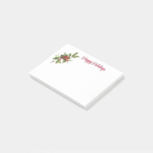 Kerst Hulst Post-it® Notes (Schuin)