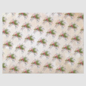 Kerst Hulst Tak Tissue Papier (Voorkant)