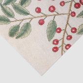 Kerst Hulst Tissue Papier Kerstvakantie (Detail)