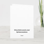 Kerst humor  kaart (Achterkant)