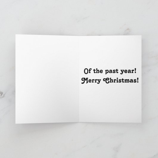 Kerst humor  kaart (Binnen)