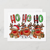 Kerst Humor rendieren Briefkaart (Voorkant / Achterkant)