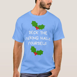 Kerst Humor Rude Offensive Ongeschikte Chris T-shirt