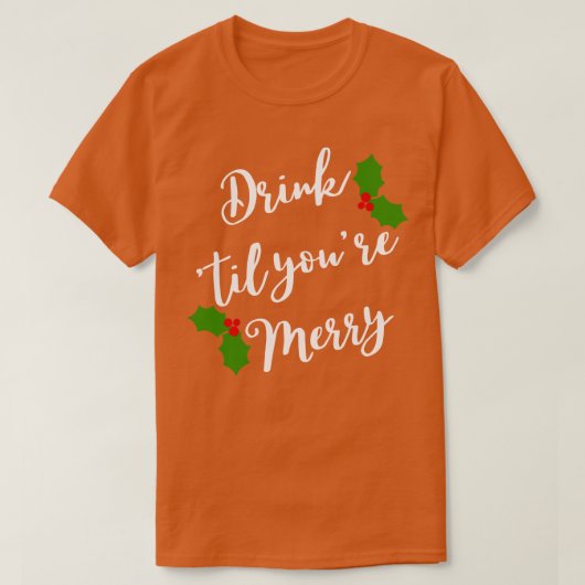 Kerst Humor Rude Offensive Ongeschikte Chris T-shirt (Design voorkant)