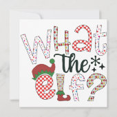 Kerst Humor: Wat de Elf? (Achterkant)