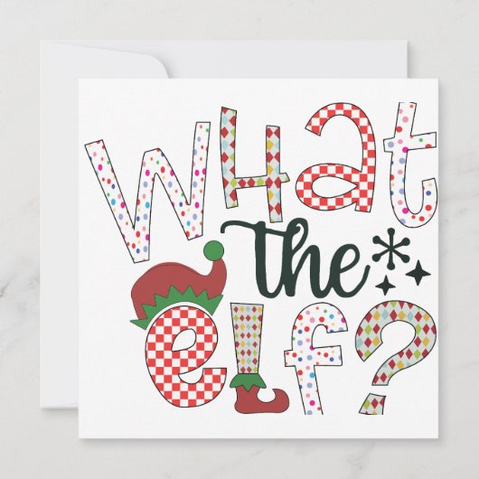 Kerst Humor: Wat de Elf? (Achterkant)