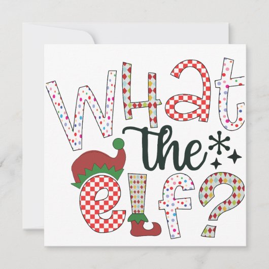 Kerst Humor: Wat de Elf? (Voorkant)